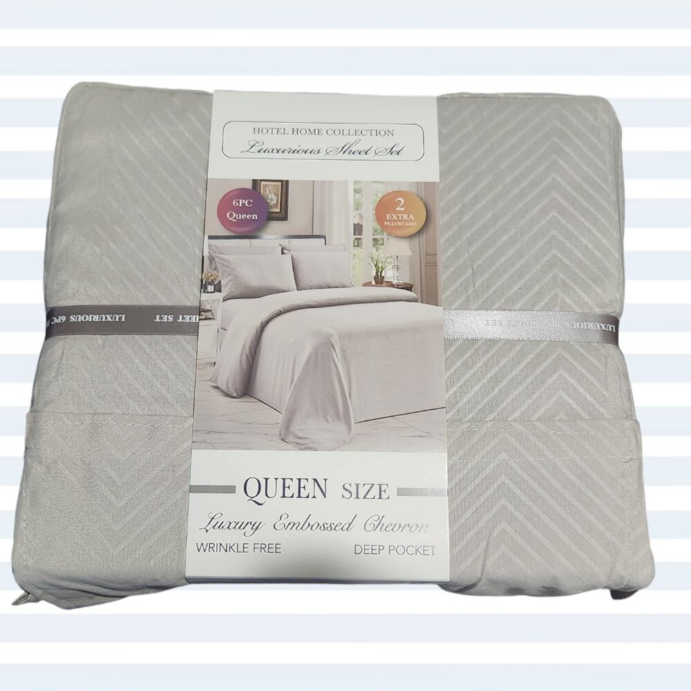 Hotel Home collection Luxurious solid sheet set